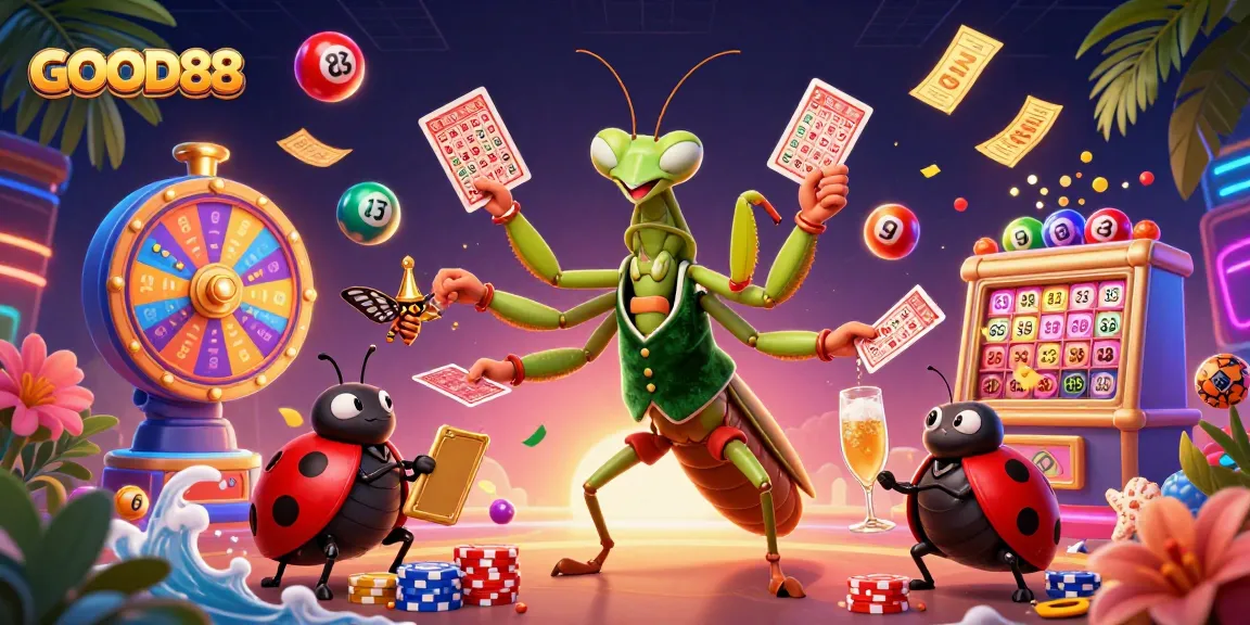 Experience the excitement of winning at GOOD88 with this vibrant casino-themed 3D illustration.