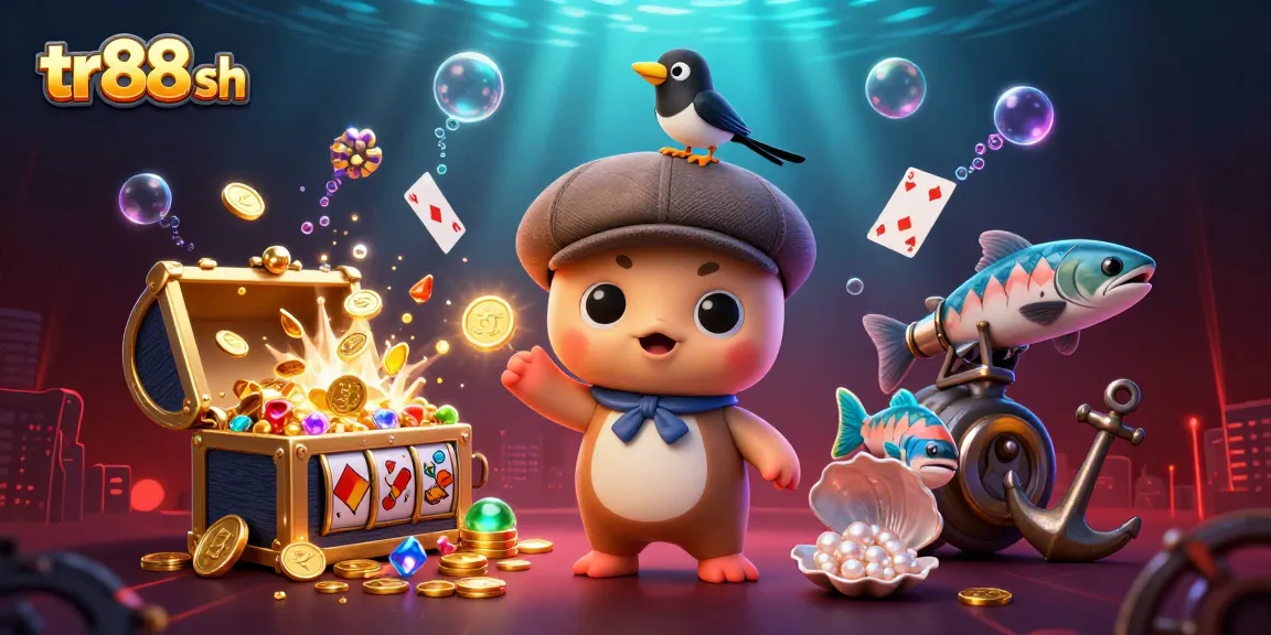 Spin and win at tr88 sh while enjoying a playful underwater adventure with Nessie and friends!